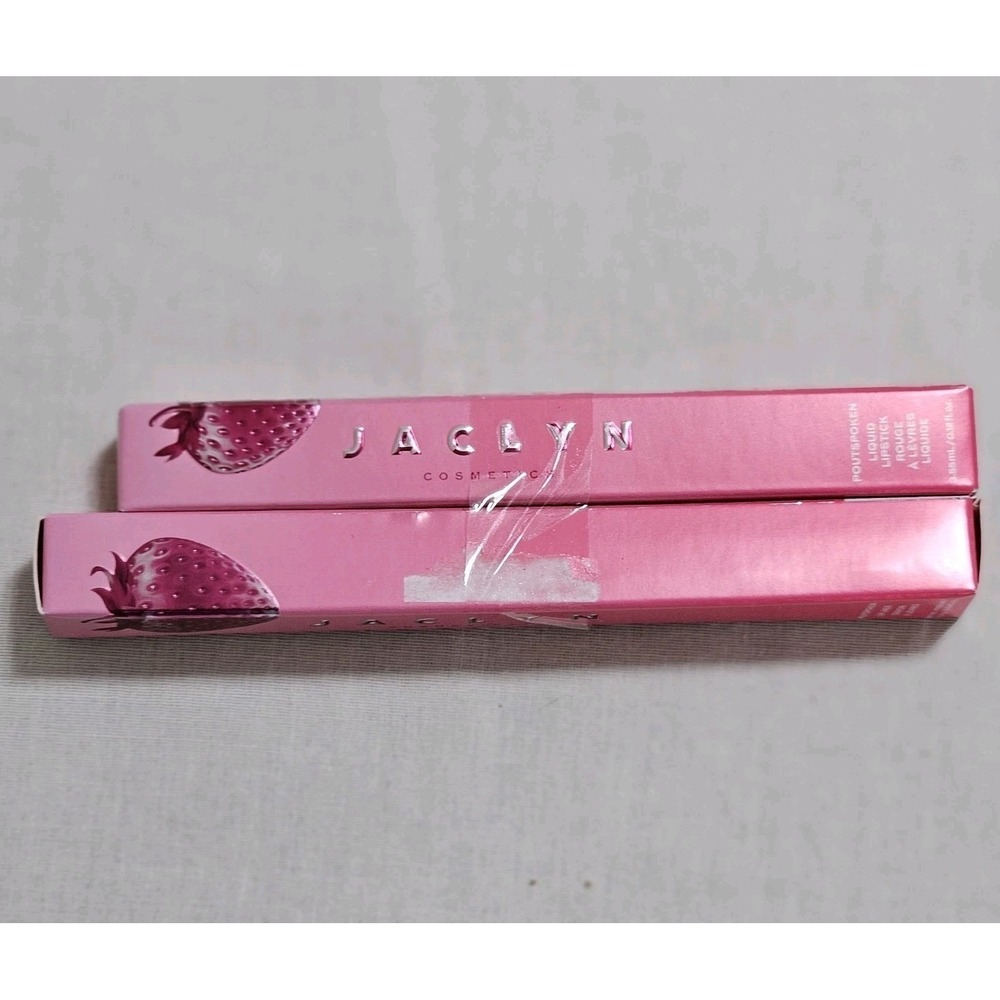 JACLYN Cosmetics Poutspoken Matte Liquid Lipstick & Lip Liner NIB Sugared Coral